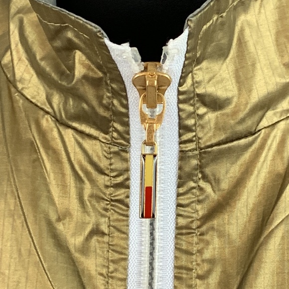 Tommy Hilfiger gold zip up vest size small - Picture 3 of 8